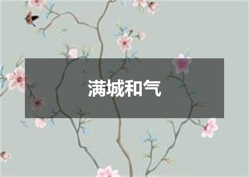 满城和气