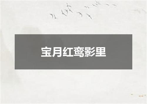 宝月红鸾影里