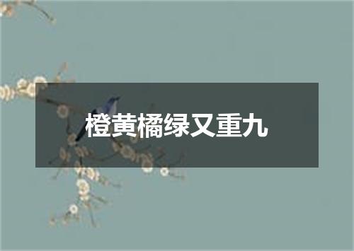 橙黄橘绿又重九