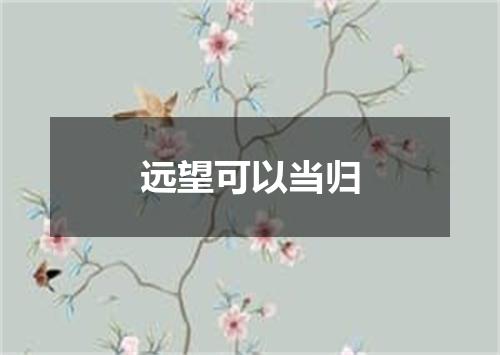远望可以当归