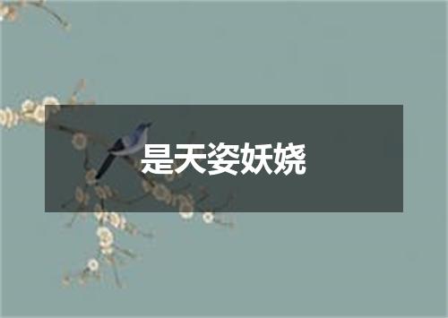 是天姿妖娆