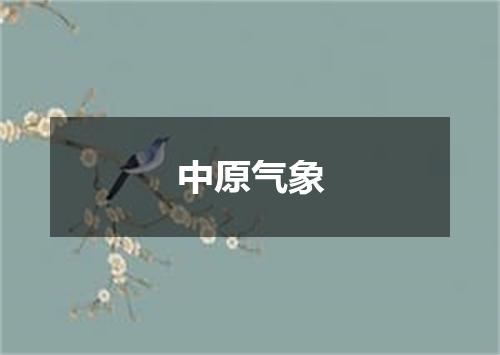 中原气象