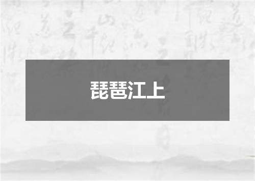 琵琶江上