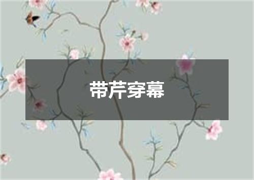 带芹穿幕