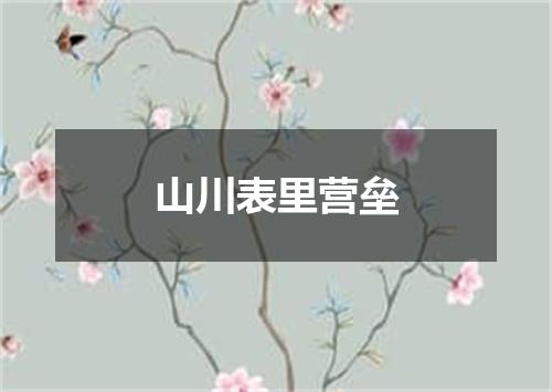 山川表里营垒