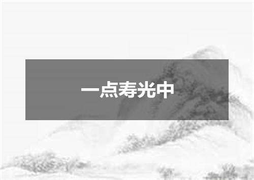 一点寿光中