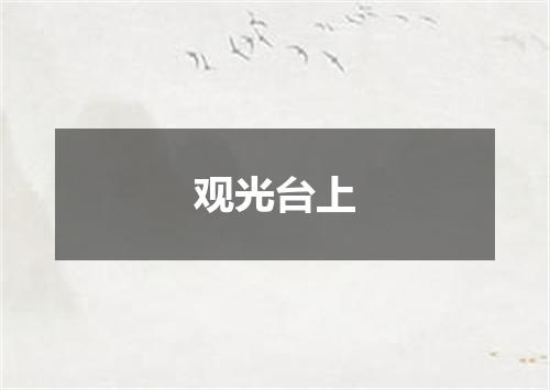 观光台上