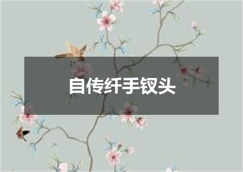 自传纤手钗头