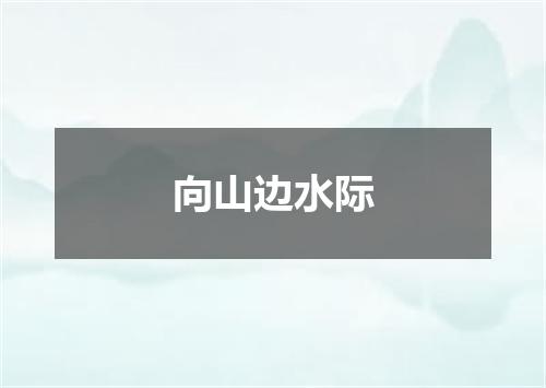 向山边水际