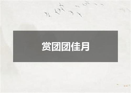 赏团团佳月