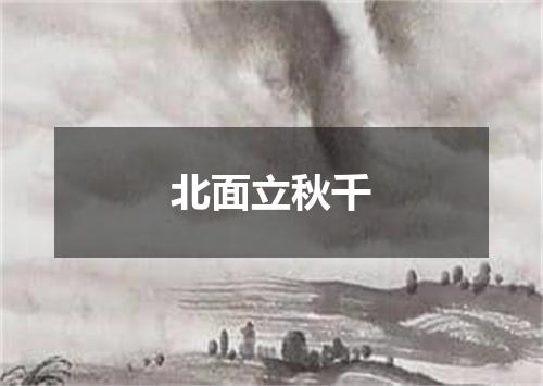 北面立秋千