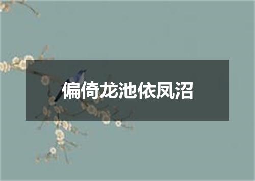 偏倚龙池依凤沼