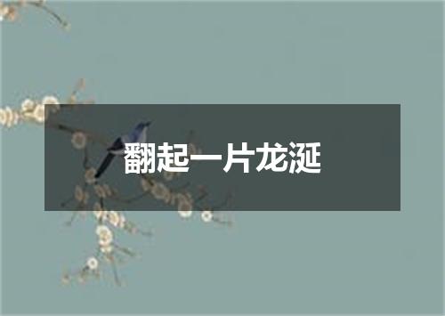 翻起一片龙涎