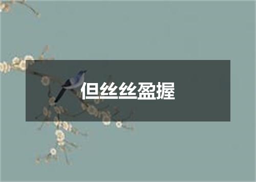 但丝丝盈握