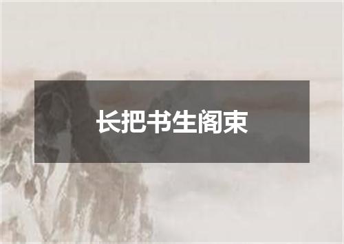 长把书生阁束
