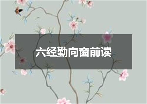 六经勤向窗前读