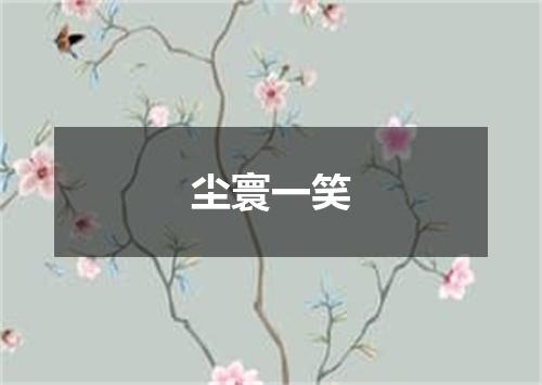 尘寰一笑