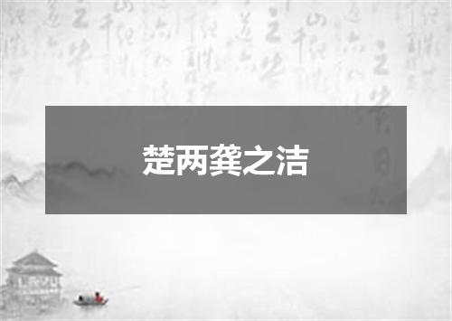 楚两龚之洁
