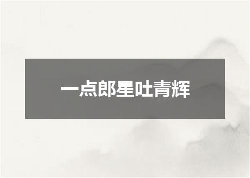 一点郎星吐青辉