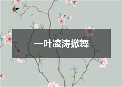 一叶凌涛掀舞