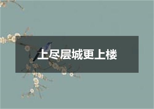 上尽层城更上楼