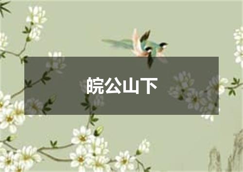 皖公山下