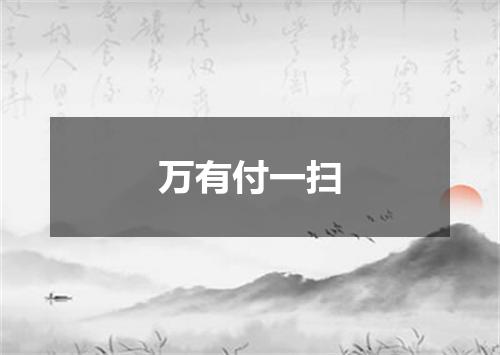 万有付一扫