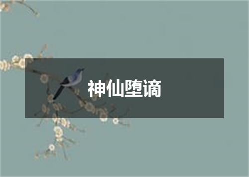 神仙堕谪
