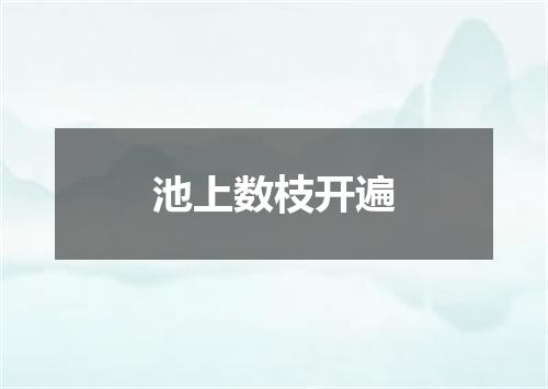池上数枝开遍