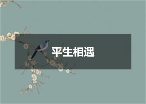 平生相遇