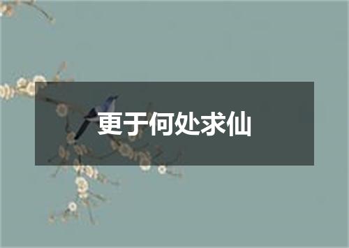 更于何处求仙