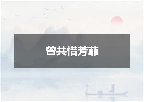曾共惜芳菲