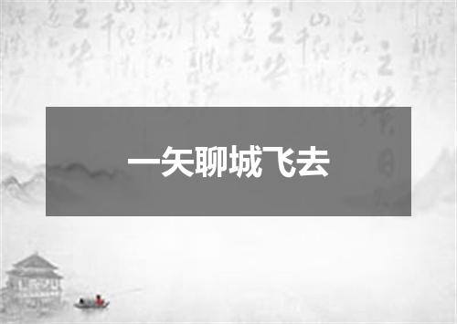 一矢聊城飞去