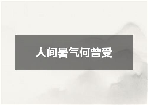 人间暑气何曾受
