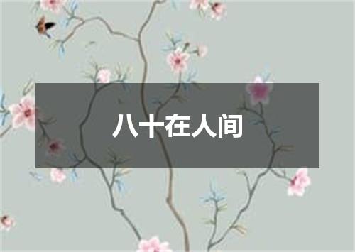 八十在人间