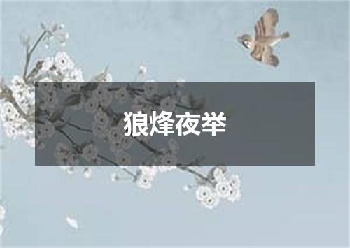 狼烽夜举