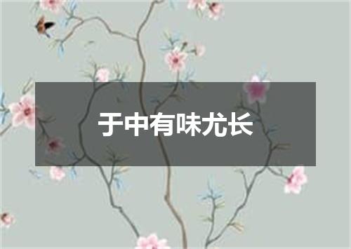 于中有味尤长