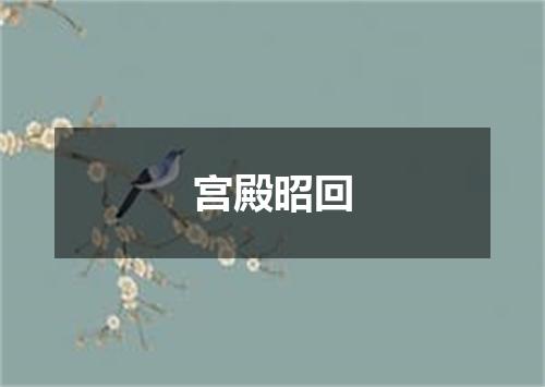 宫殿昭回