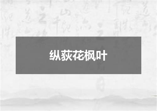 纵荻花枫叶