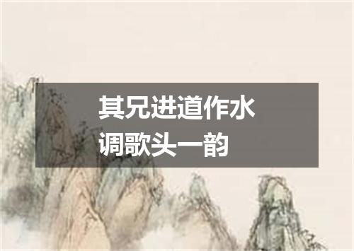 其兄进道作水调歌头一韵