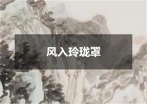 风入玲珑罩