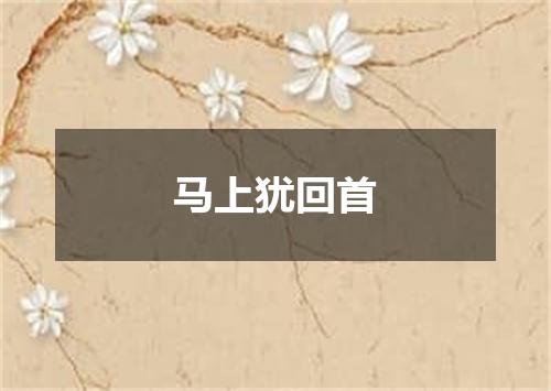 马上犹回首