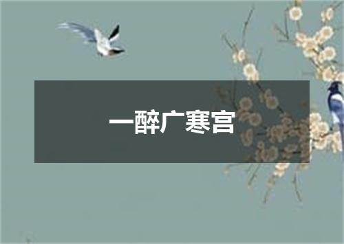 一醉广寒宫