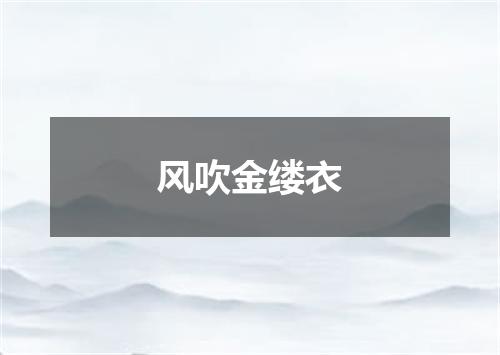 风吹金缕衣