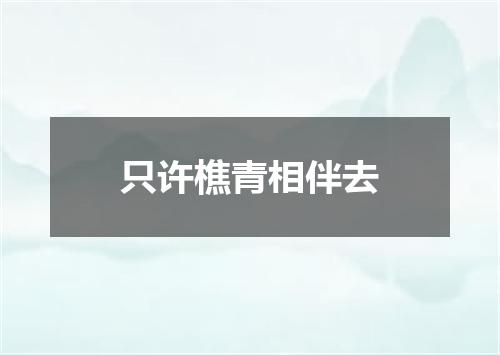 只许樵青相伴去