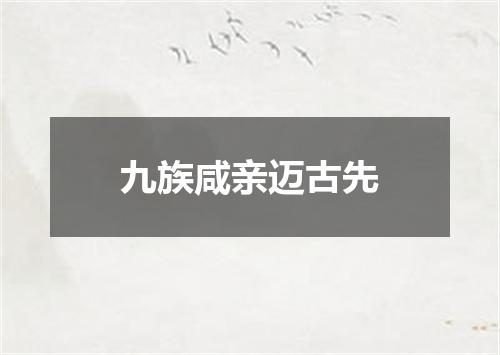 九族咸亲迈古先