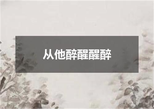 从他醉醒醒醉