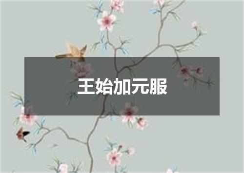 王始加元服