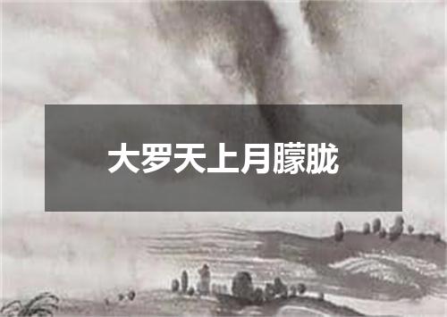 大罗天上月朦胧