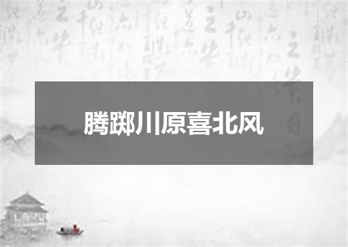腾踯川原喜北风